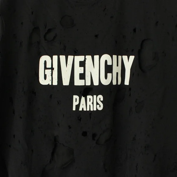 GIVENCHY Distressed T-Shirt - AUTHENTIC - Picture 2 of 9